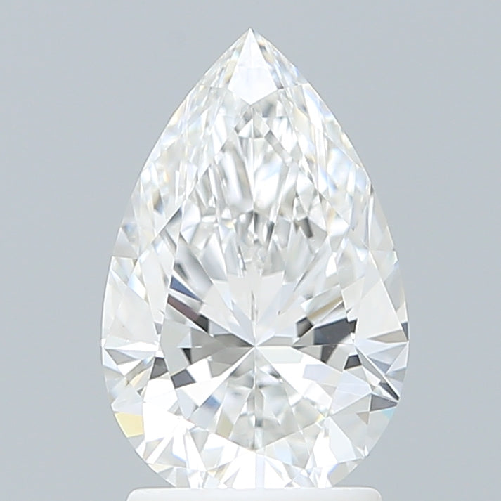 2.07 Carat Pear Shaped, Ideal Cut, E Color, VVS2 Clarity, IGI Certified Lab Grown Diamond