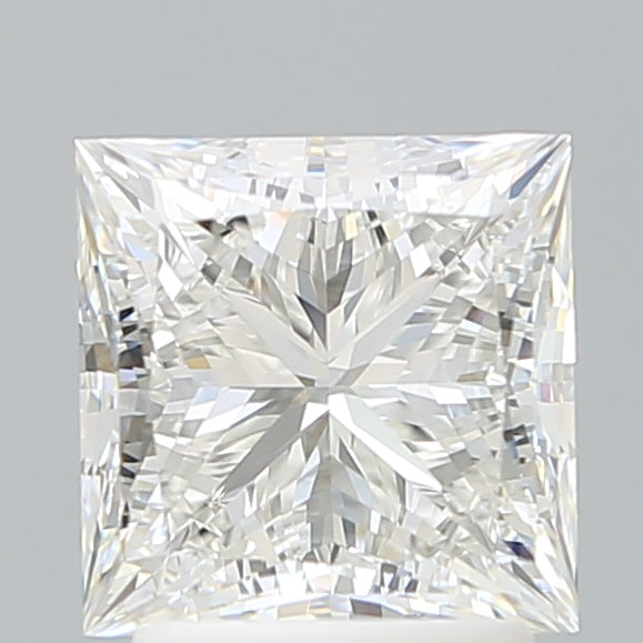2.54 Carat Princess Shaped, Ideal Cut, E Color, VVS2 Clarity, IGI Certified Lab Grown Diamond