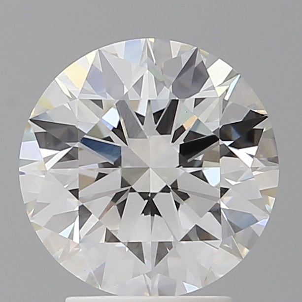 3.04 Carat Round Shaped, Ideal Cut, F Color, VVS2 Clarity, IGI Certified Lab Grown Diamond