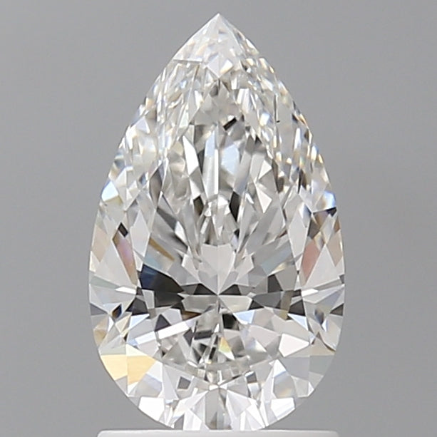 1.56 Carat Pear Shaped, Ideal Cut, F Color, VS1 Clarity, IGI Certified Lab Grown Diamond