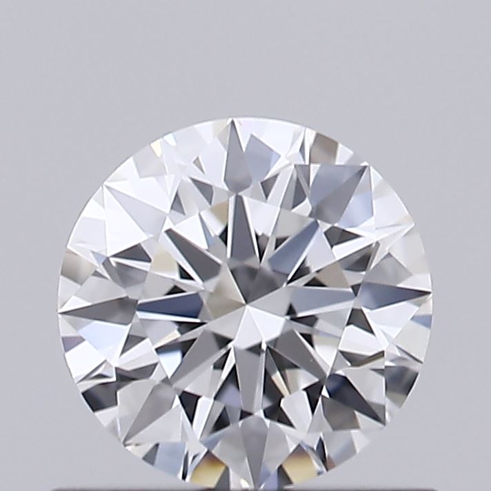 0.53 Carat Round Shaped, Ideal Cut, D Color, VVS2 Clarity, IGI Certified Lab Grown Diamond