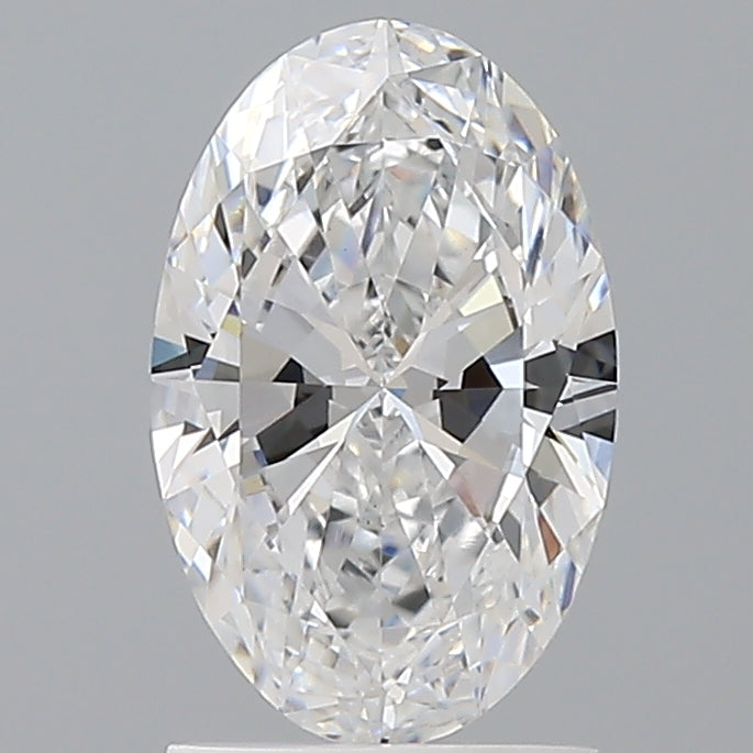 1.60 Carat Oval Shaped, Ideal Cut, D Color, VS1 Clarity, IGI Certified Lab Grown Diamond