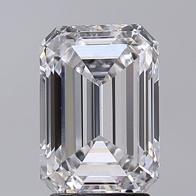 3.02 Carat Emerald Shaped, Excellent Cut, D Color, VS1 Clarity, IGI Certified Lab Grown Diamond