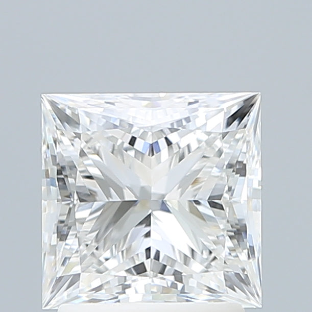 2.10 Carat Princess Shaped, Ideal Cut, E Color, VVS2 Clarity, IGI Certified Lab Grown Diamond