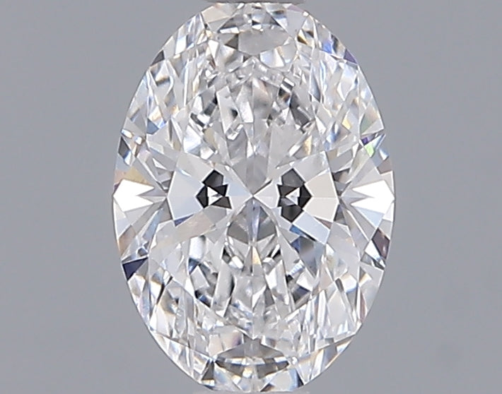 1.03 Carat Oval Shaped, Ideal Cut, D Color, VVS2 Clarity, IGI Certified Lab Grown Diamond