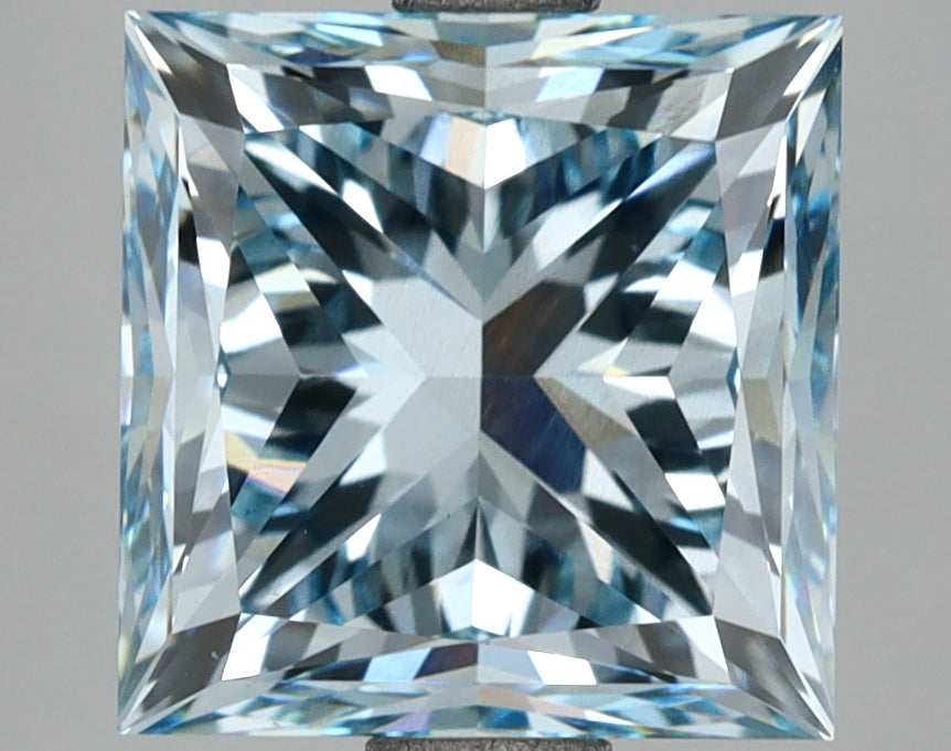 5.02 Carat Princess Shaped, Very Good Cut, VS1 Clarity, IGI Certified Lab Grown Diamond