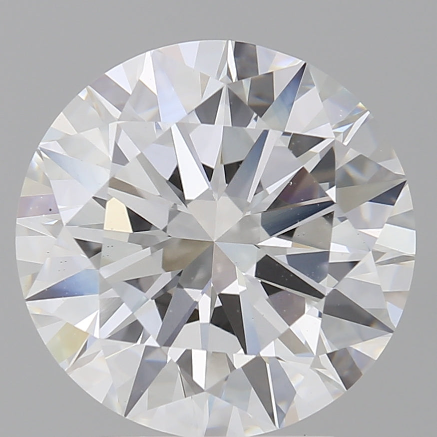 4.01 Carat Round Shaped, Excellent Cut, E Color, VS1 Clarity, IGI Certified Lab Grown Diamond