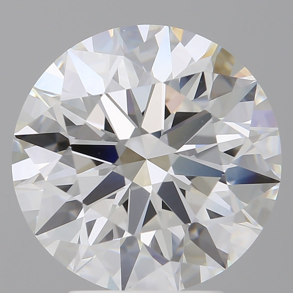 4.10 Carat Round Shaped, Ideal Cut, E Color, VVS2 Clarity, IGI Certified Lab Grown Diamond