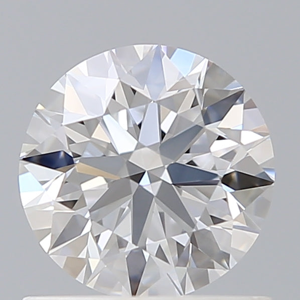 0.90 Carat Round Shaped, Excellent Cut, D Color, VVS2 Clarity, IGI Certified Lab Grown Diamond