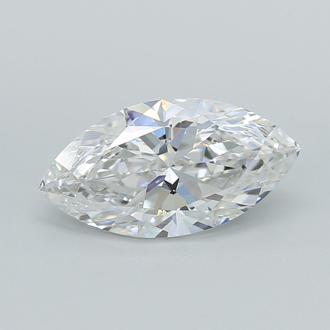 2.25 Carat Marquise Shaped, Ideal Cut, F Color, VS1 Clarity, IGI Certified Lab Grown Diamond