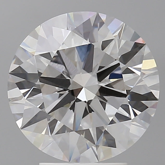 4.09 Carat Round Shaped, Ideal Cut, E Color, VVS2 Clarity, IGI Certified Lab Grown Diamond