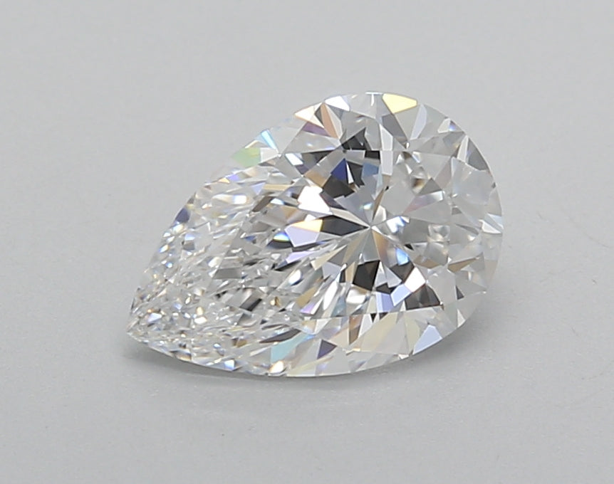 1.25 Carat Pear Shaped, Very Good Cut, D Color, VVS1 Clarity, IGI Certified Lab Grown Diamond