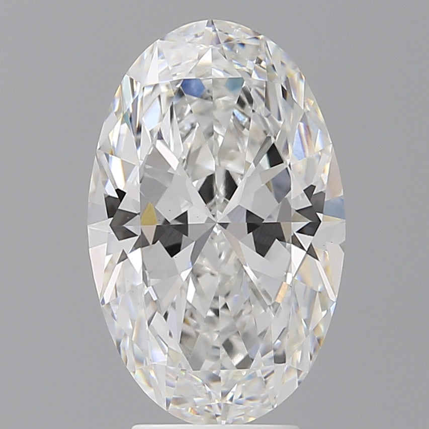 4.51 Carat Oval Shaped, Ideal Cut, E Color, VVS2 Clarity, IGI Certified Lab Grown Diamond