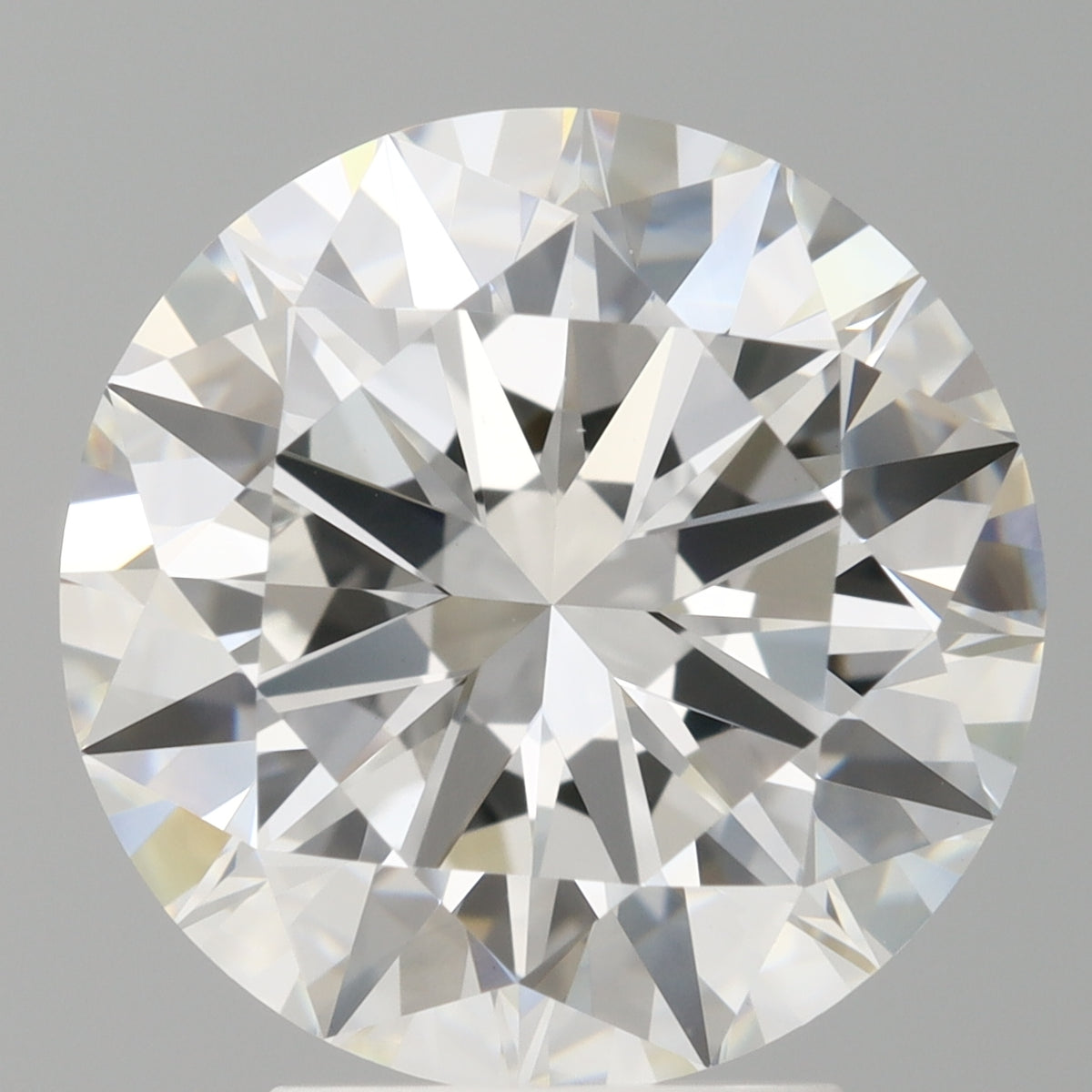 4.00 Carat Round Shaped, Excellent Cut, E Color, VVS2 Clarity, IGI Certified Lab Grown Diamond