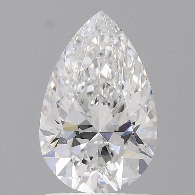 1.59 Carat Pear Shaped, Ideal Cut, E Color, VVS2 Clarity, IGI Certified Lab Grown Diamond