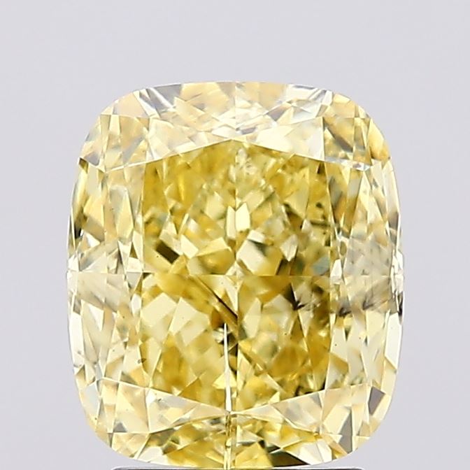 3.09 Carat Cushion Shaped, Excellent Cut, SI2 Clarity, IGI Certified Lab Grown Diamond
