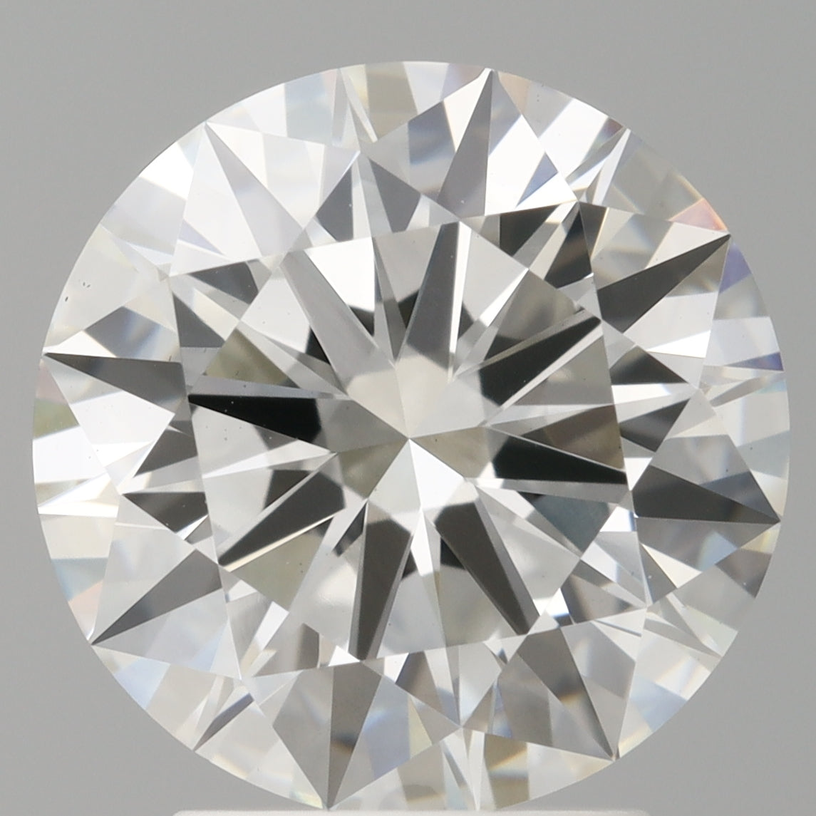 3.09 Carat Round Shaped, Ideal Cut, F Color, VVS2 Clarity, IGI Certified Lab Grown Diamond