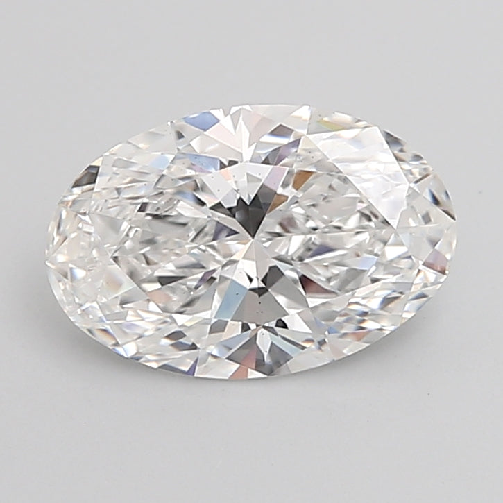 2.08 Carat Oval Shaped, Very Good Cut, E Color, VVS2 Clarity, IGI Certified Lab Grown Diamond