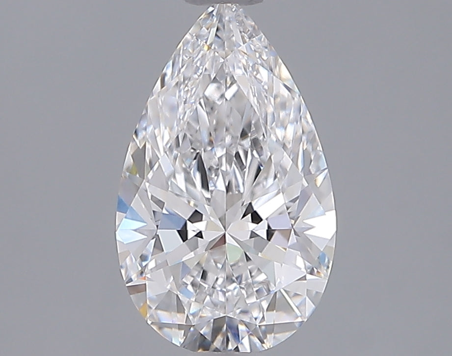 1.55 Carat Pear Shaped, Ideal Cut, D Color, VVS1 Clarity, IGI Certified Lab Grown Diamond