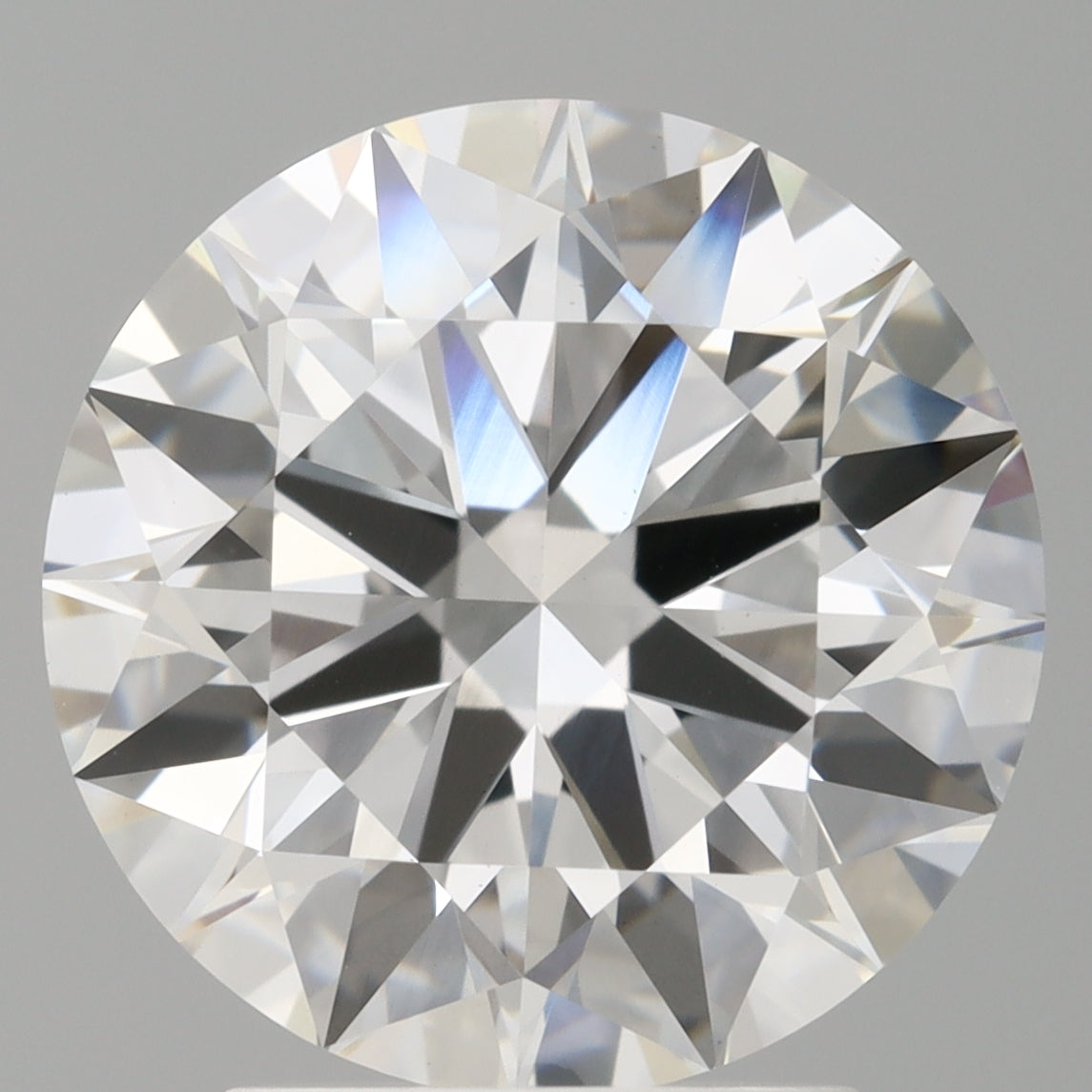 3.09 Carat Round Shaped, Ideal Cut, E Color, VVS2 Clarity, IGI Certified Lab Grown Diamond