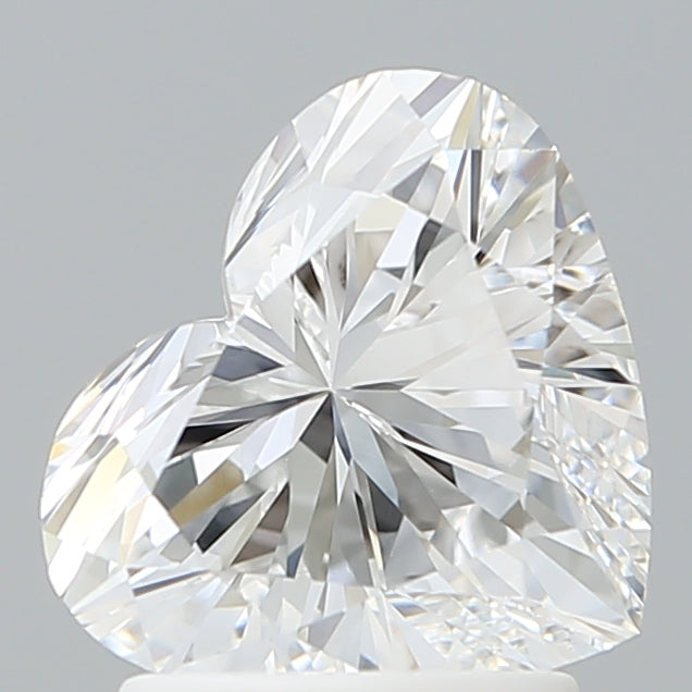 1.86 Carat Heart Shaped, Ideal Cut, E Color, VVS2 Clarity, IGI Certified Lab Grown Diamond