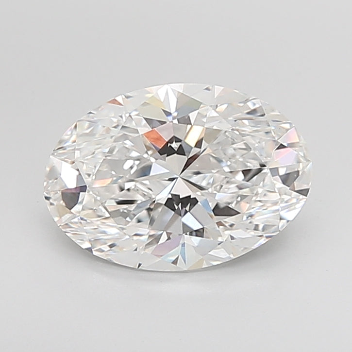 4.04 Carat Oval Shaped, Ideal Cut, E Color, VVS2 Clarity, IGI Certified Lab Grown Diamond