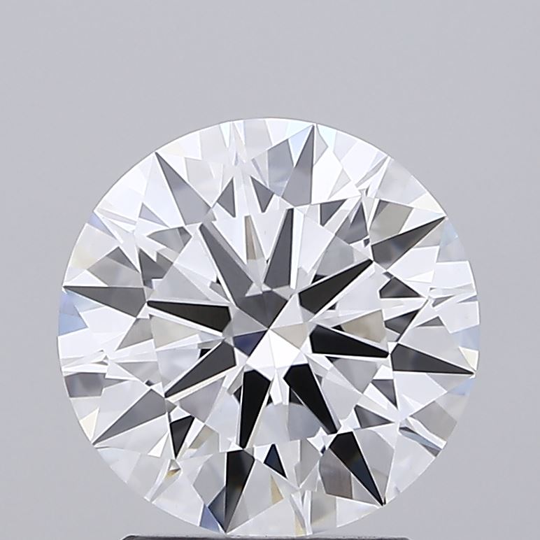 2.35 Carat Round Shaped, Ideal Cut, E Color, VVS2 Clarity, IGI Certified Lab Grown Diamond