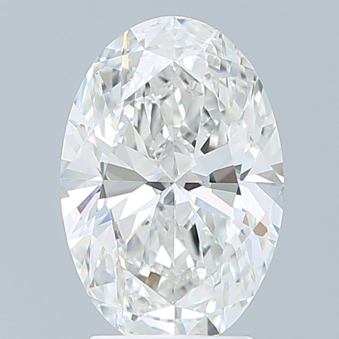 3.06 Carat Oval Shaped, Ideal Cut, F Color, VVS2 Clarity, IGI Certified Lab Grown Diamond