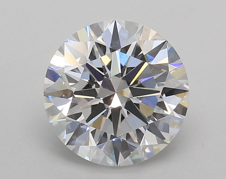 3.02 Carat Round Shaped, Ideal Cut, E Color, VVS2 Clarity, IGI Certified Lab Grown Diamond
