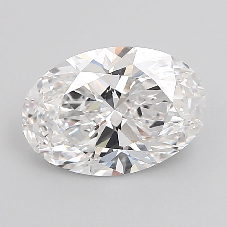 2.54 Carat Oval Shaped, Ideal Cut, D Color, VVS2 Clarity, IGI Certified Lab Grown Diamond