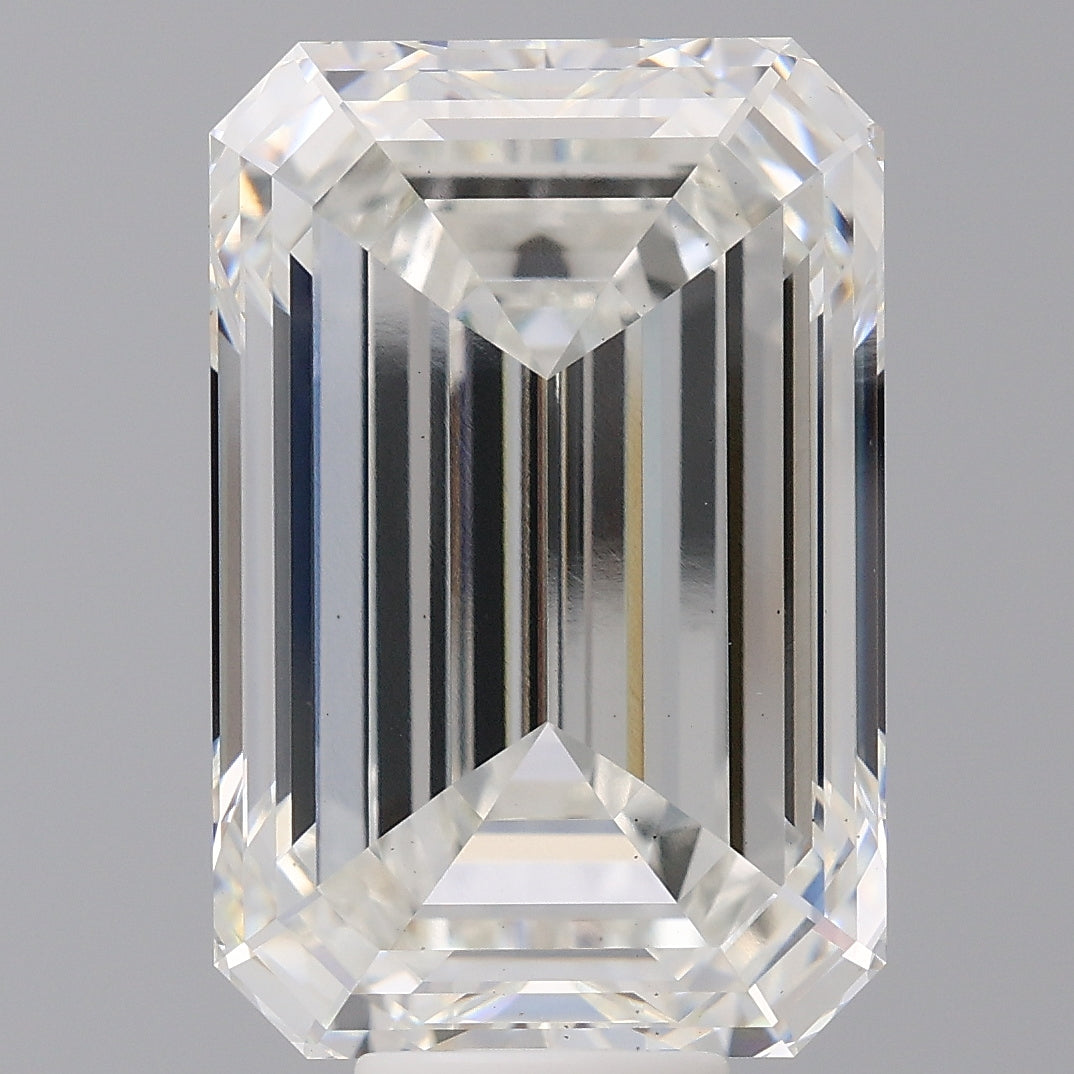 12.51 Carat Emerald Shaped, Ideal Cut, F Color, VS2 Clarity, IGI Certified Lab Grown Diamond