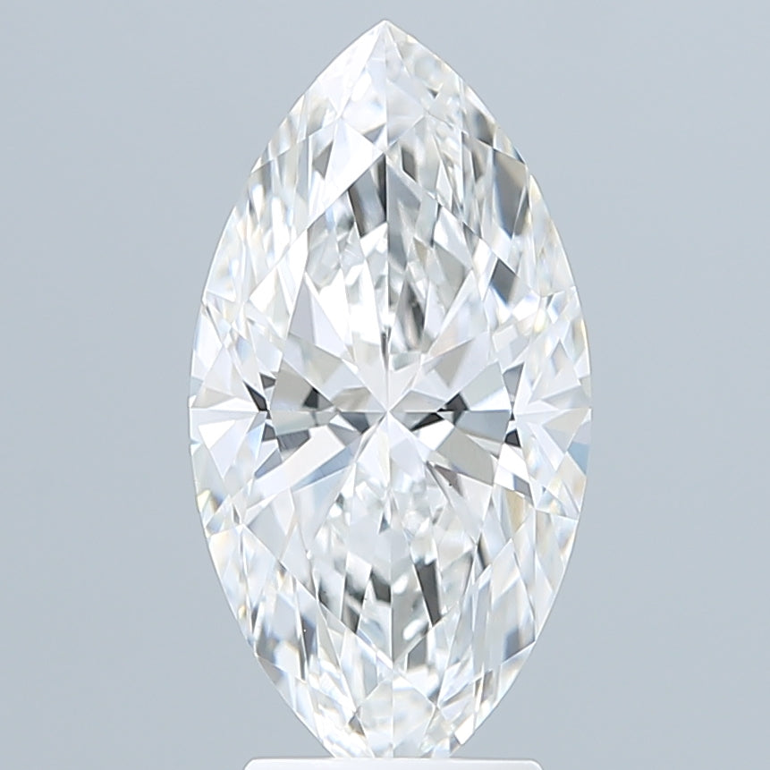 3.57 Carat Marquise Shaped, Ideal Cut, E Color, VVS2 Clarity, IGI Certified Lab Grown Diamond