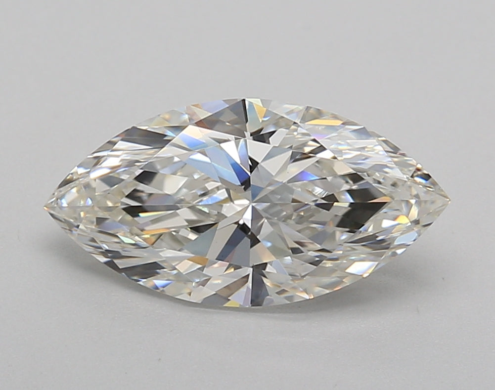 2.02 Carat Marquise Shaped, Ideal Cut, G Color, VVS2 Clarity, IGI Certified Lab Grown Diamond