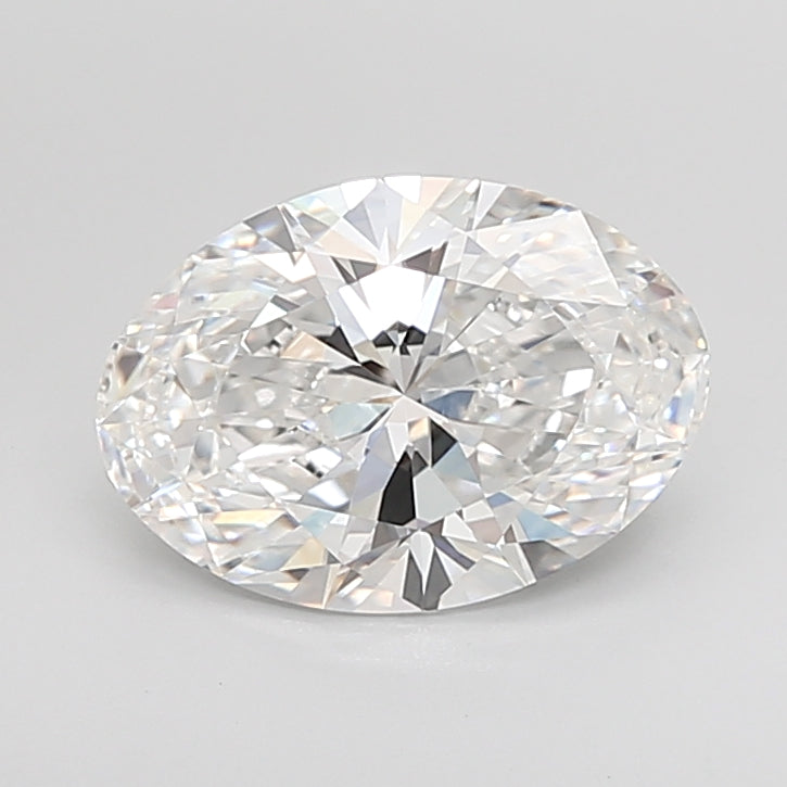 4.04 Carat Oval Shaped, Ideal Cut, E Color, VVS2 Clarity, IGI Certified Lab Grown Diamond