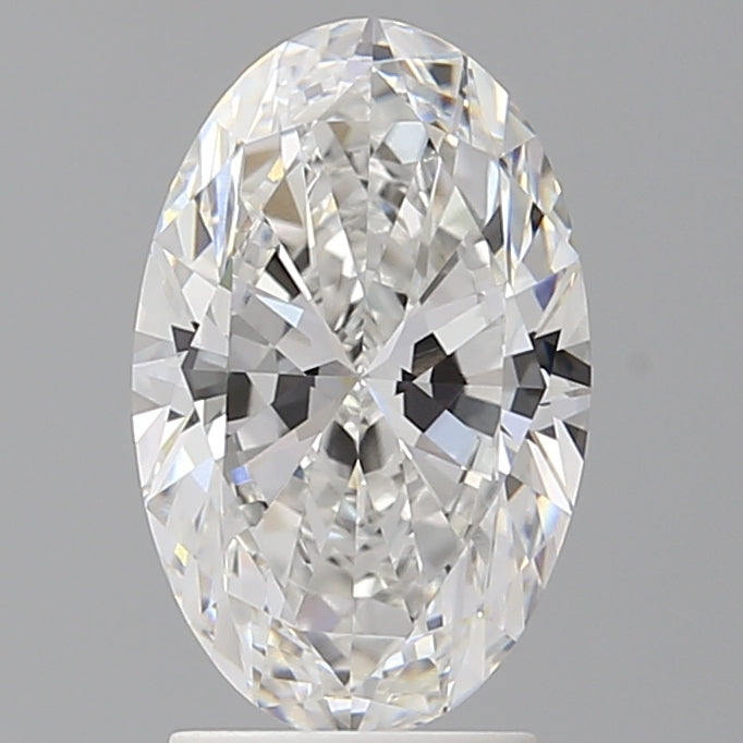 2.55 Carat Oval Shaped, Ideal Cut, E Color, VVS2 Clarity, IGI Certified Lab Grown Diamond