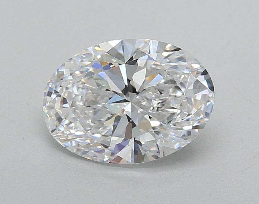 1.52 Carat Oval Shaped, Excellent Cut, D Color, VVS2 Clarity, IGI Certified Lab Grown Diamond