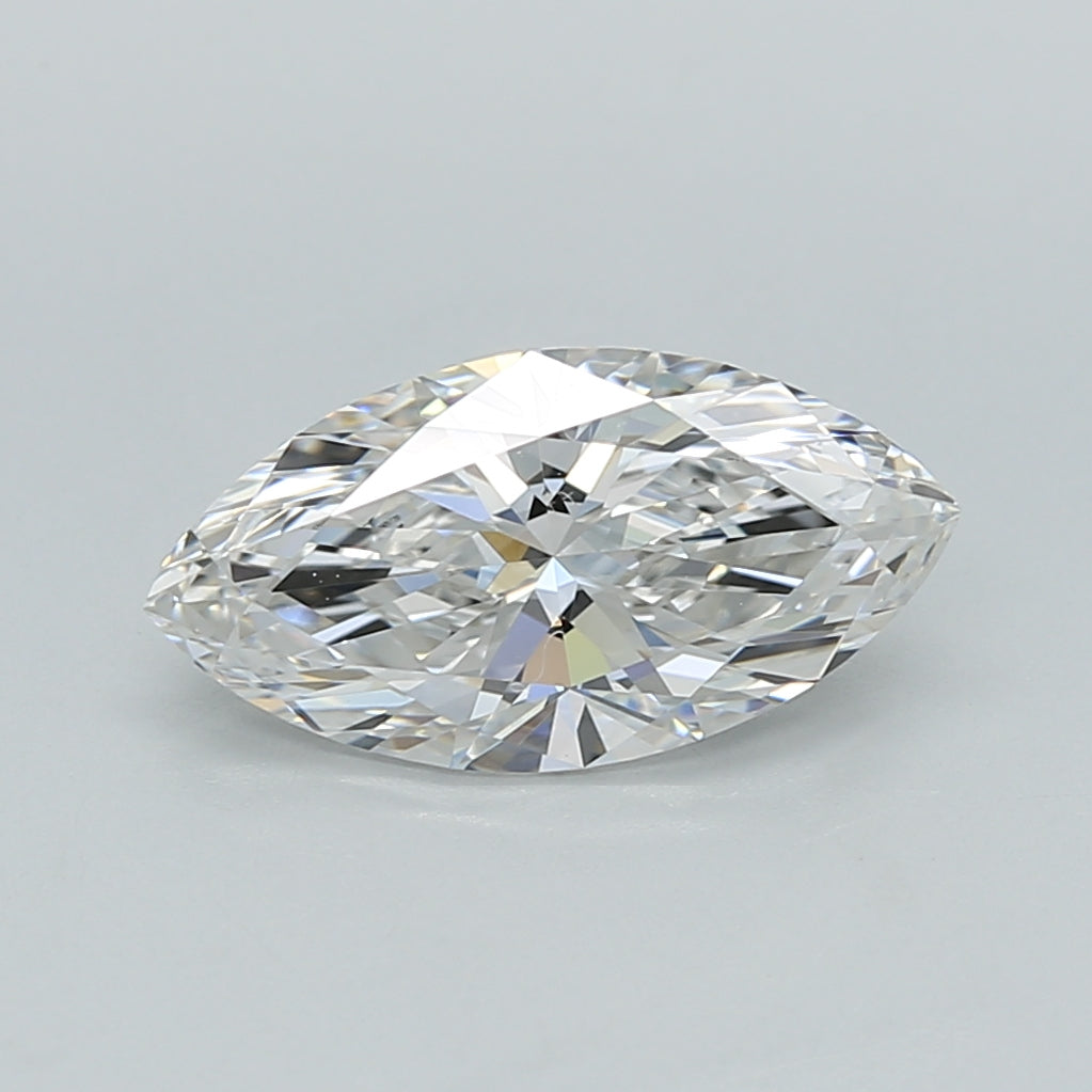 1.55 Carat Marquise Shaped, Ideal Cut, G Color, VVS1 Clarity, IGI Certified Lab Grown Diamond