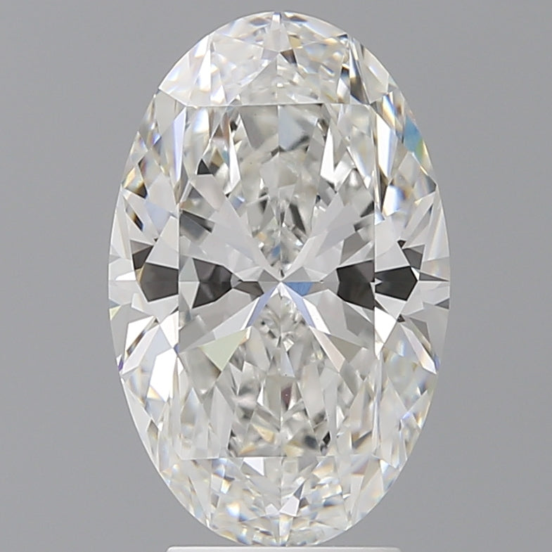 4.08 Carat Oval Shaped, Ideal Cut, F Color, VVS2 Clarity, IGI Certified Lab Grown Diamond