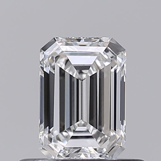0.52 Carat Emerald Shaped, Very Good Cut, E Color, VVS1 Clarity, IGI Certified Lab Grown Diamond