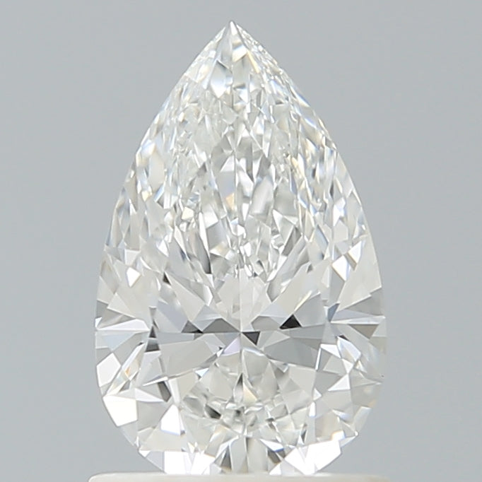 1.05 Carat Pear Shaped, Ideal Cut, E Color, VVS1 Clarity, IGI Certified Lab Grown Diamond