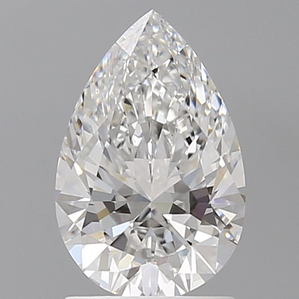 1.60 Carat Pear Shaped, Ideal Cut, E Color, VVS2 Clarity, IGI Certified Lab Grown Diamond