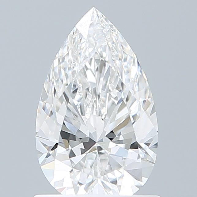 1.10 Carat Pear Shaped, Excellent Cut, D Color, VVS2 Clarity, IGI Certified Lab Grown Diamond