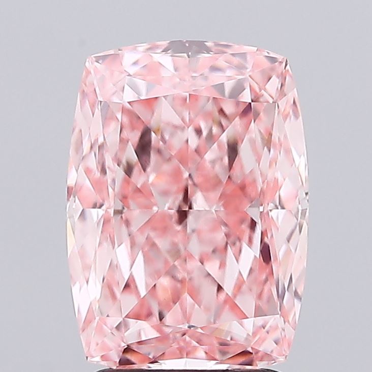 3.02 Carat Cushion Shaped, Ideal Cut, VVS2 Clarity, IGI Certified Lab Grown Diamond