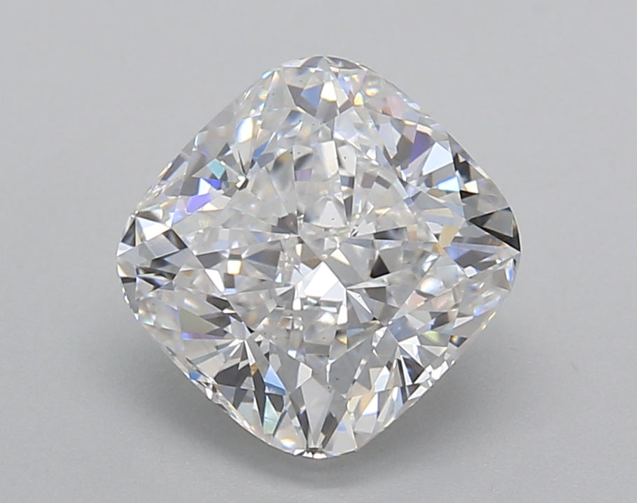 2.51 Carat Cushion Shaped, Excellent Cut, D Color, VS1 Clarity, IGI Certified Lab Grown Diamond