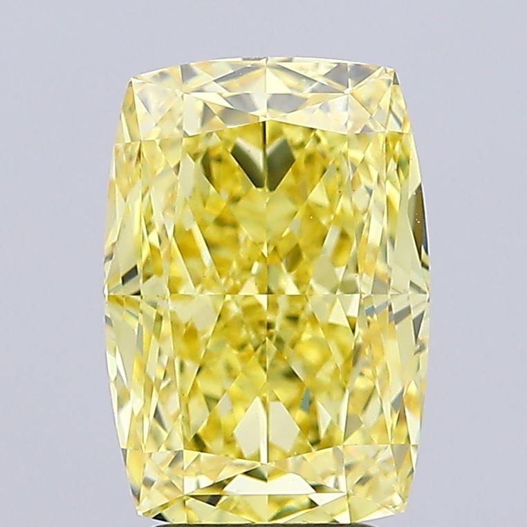 4.56 Carat Cushion Shaped, Excellent Cut, VVS2 Clarity, IGI Certified Lab Grown Diamond