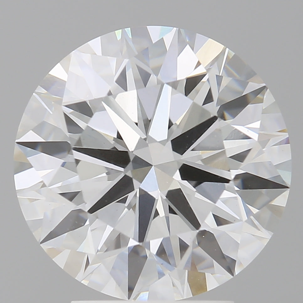 4.09 Carat Round Shaped, Ideal Cut, E Color, VVS2 Clarity, IGI Certified Lab Grown Diamond