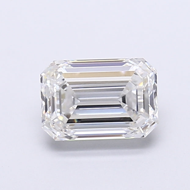 1.87 Carat Emerald Shaped, Very Good Cut, F Color, VVS1 Clarity, IGI Certified Lab Grown Diamond