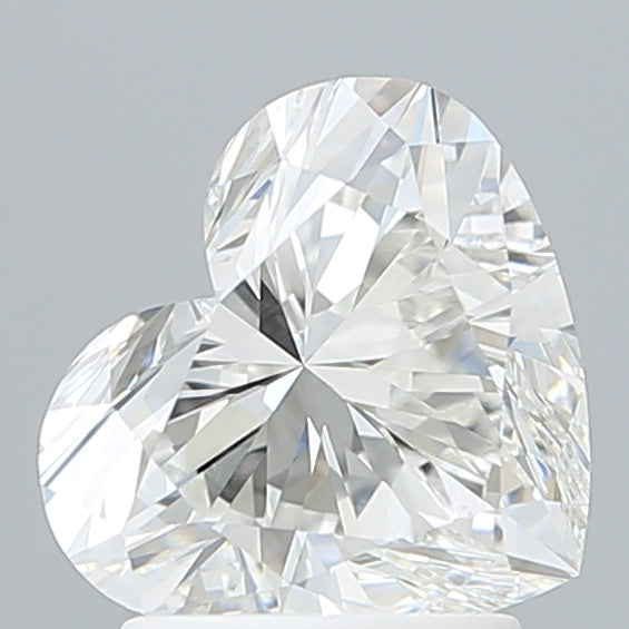 2.07 Carat Heart Shaped, Ideal Cut, E Color, VVS2 Clarity, IGI Certified Lab Grown Diamond