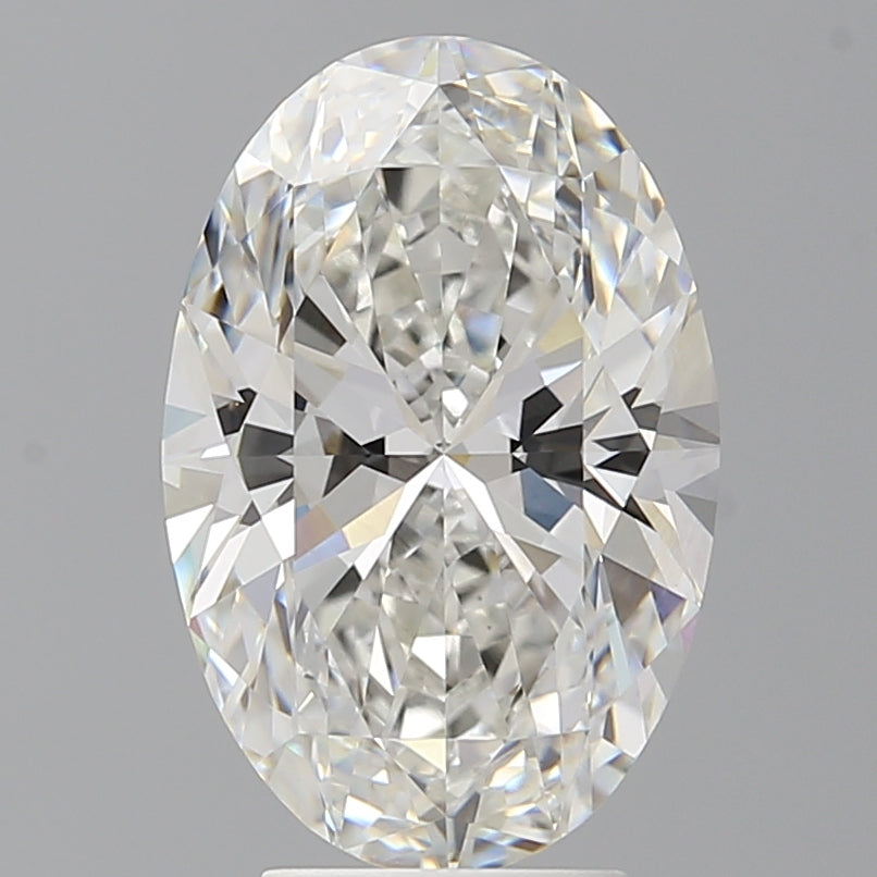 4.57 Carat Oval Shaped, Excellent Cut, F Color, VVS2 Clarity, IGI Certified Lab Grown Diamond