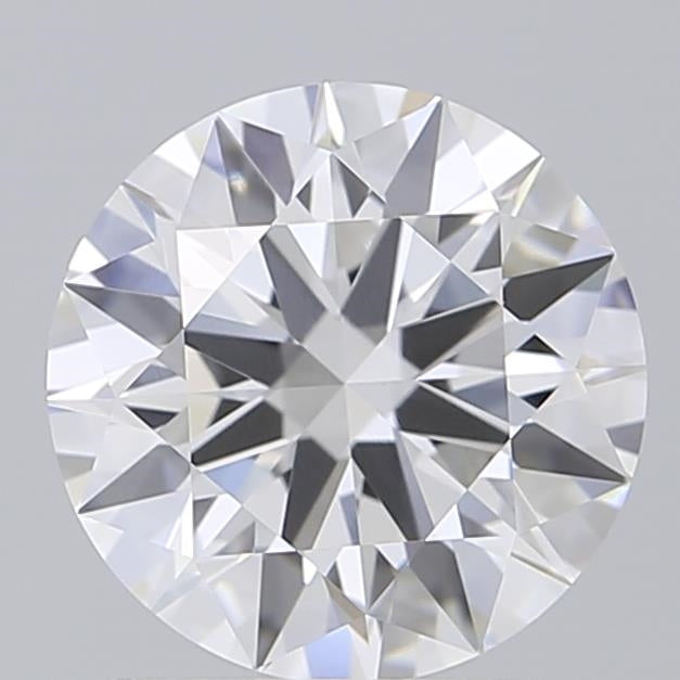 1.58 Carat Round Shaped, Ideal Cut, D Color, VVS2 Clarity, IGI Certified Lab Grown Diamond